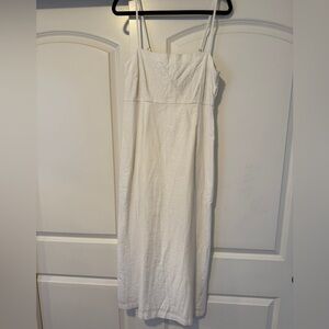 Abercrombie & Fitch Cream Maxi Dress